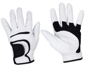 Paire de gants en cuir tanné